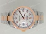 Replica Rolex Datejust Watch 2-Tone Rose Gold President Band/ Arabic Face